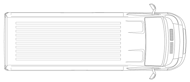 van top view